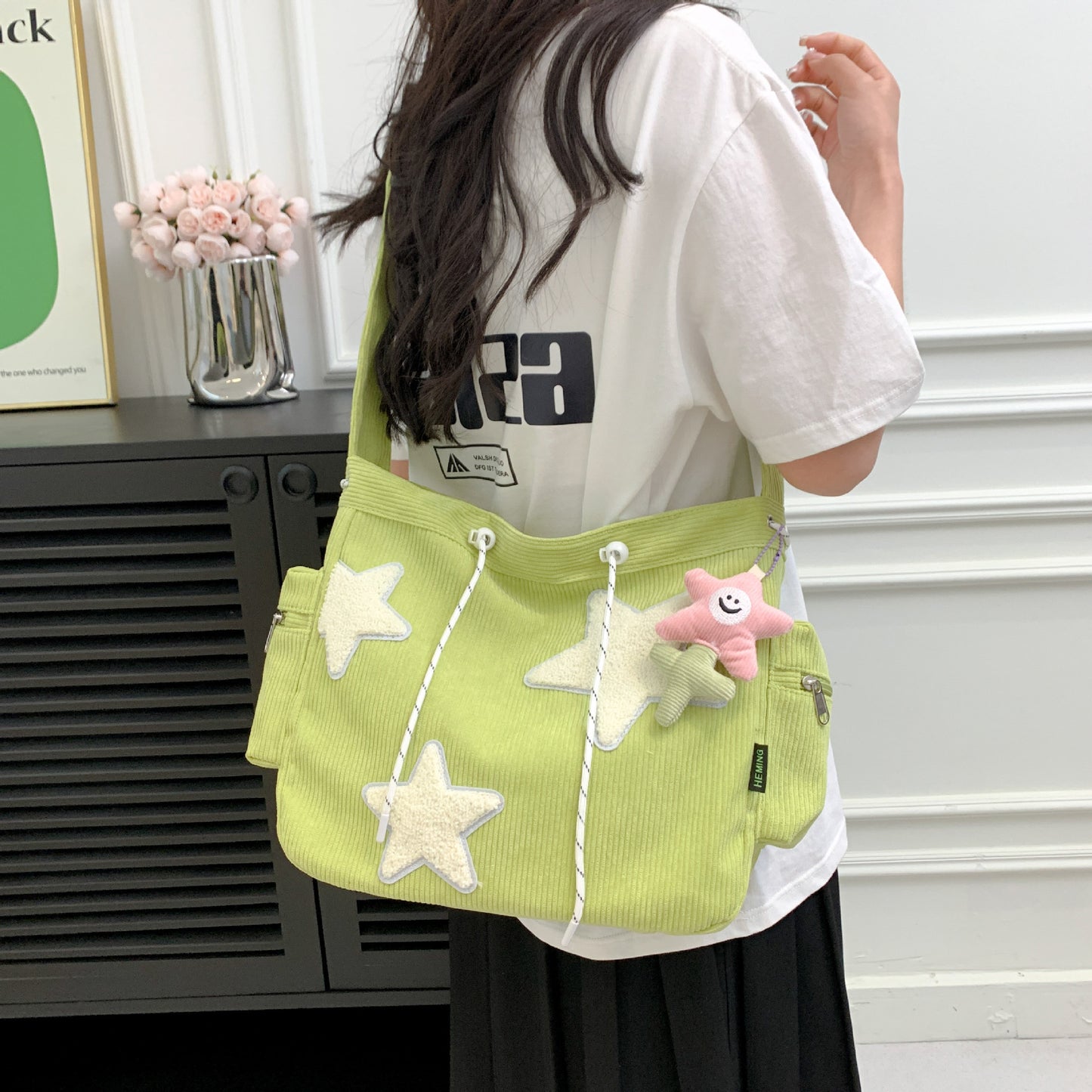 Crossbody Cute Student Tote Bag