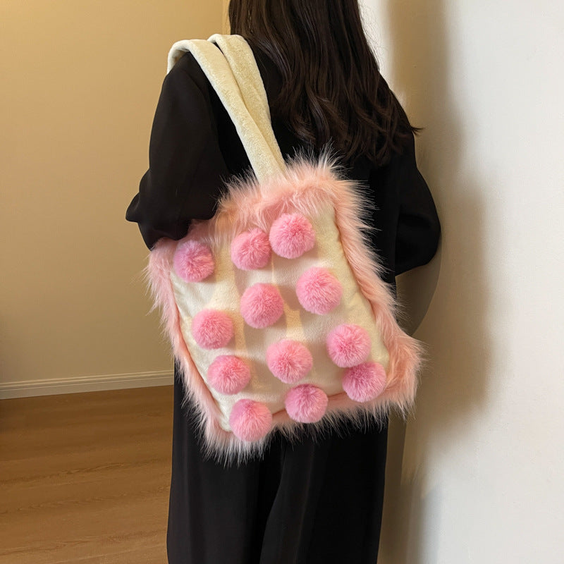 Cute Fashion Plush Bag Women